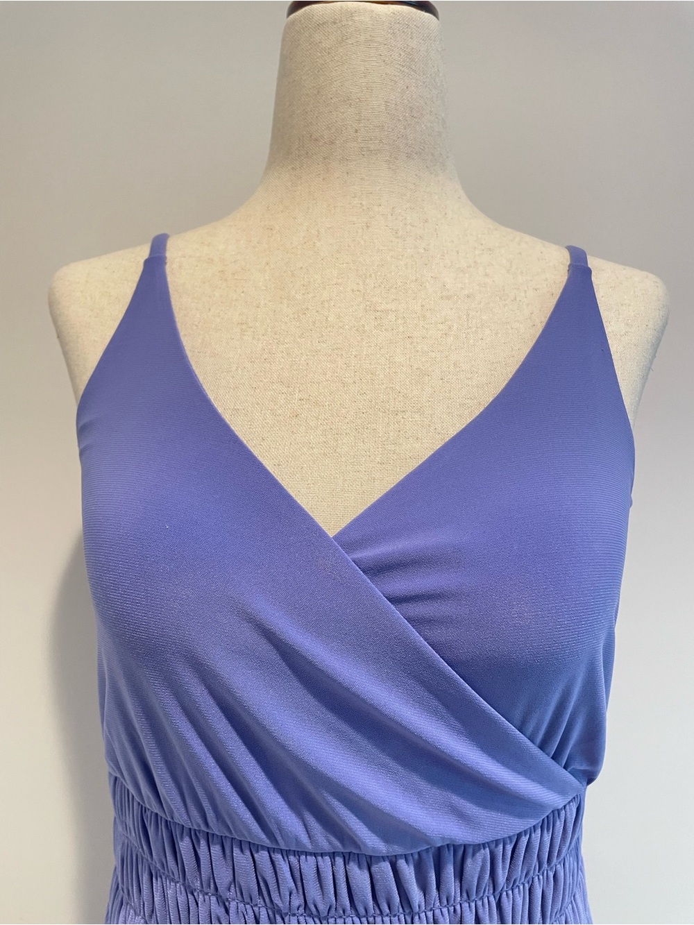 White House Black Market Periwinkle Sleeveless Maxi Dress - Size XXS - Picture 2 of 8